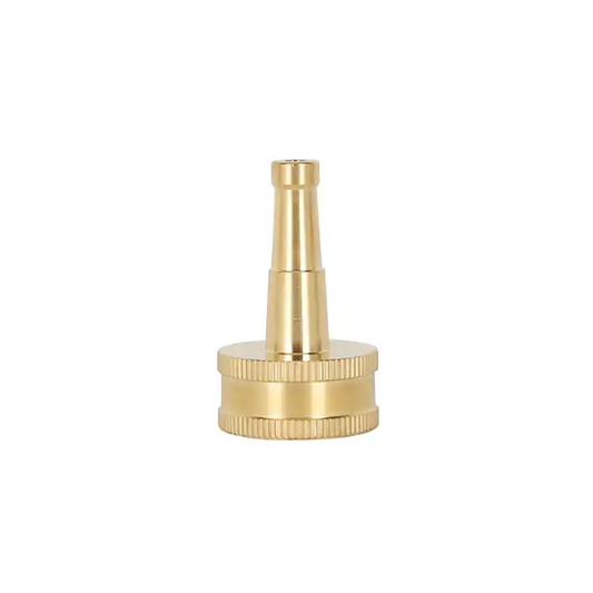 GeRain 2 Inch Garden Quick Install Brass Water Hose Spray Pipe Twist Sweeper Nozzle