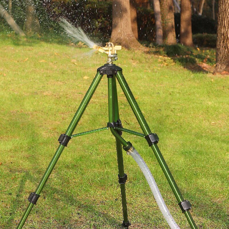 GeRainBest Price 360 Outdoor Irrigation Sprinklers with Metal Tripod Base