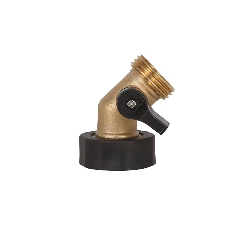 GerainGarden Irrigation Accessory Brass Water One Way Hose Shut Off Valve