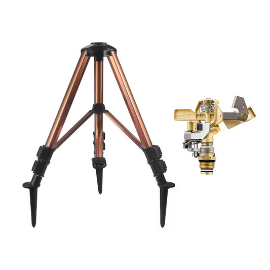 GerainGerainNew Color Matching Tripod Sprinkler, 300 Degree Large Area Coverage