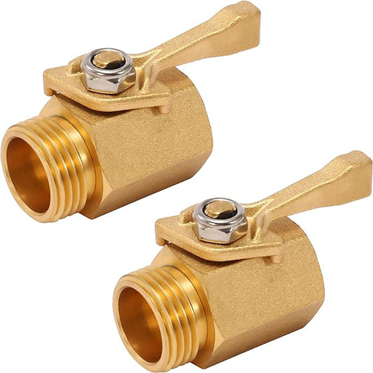 GerainIrrigation Brass Female Shut Off Hose Connector Valve