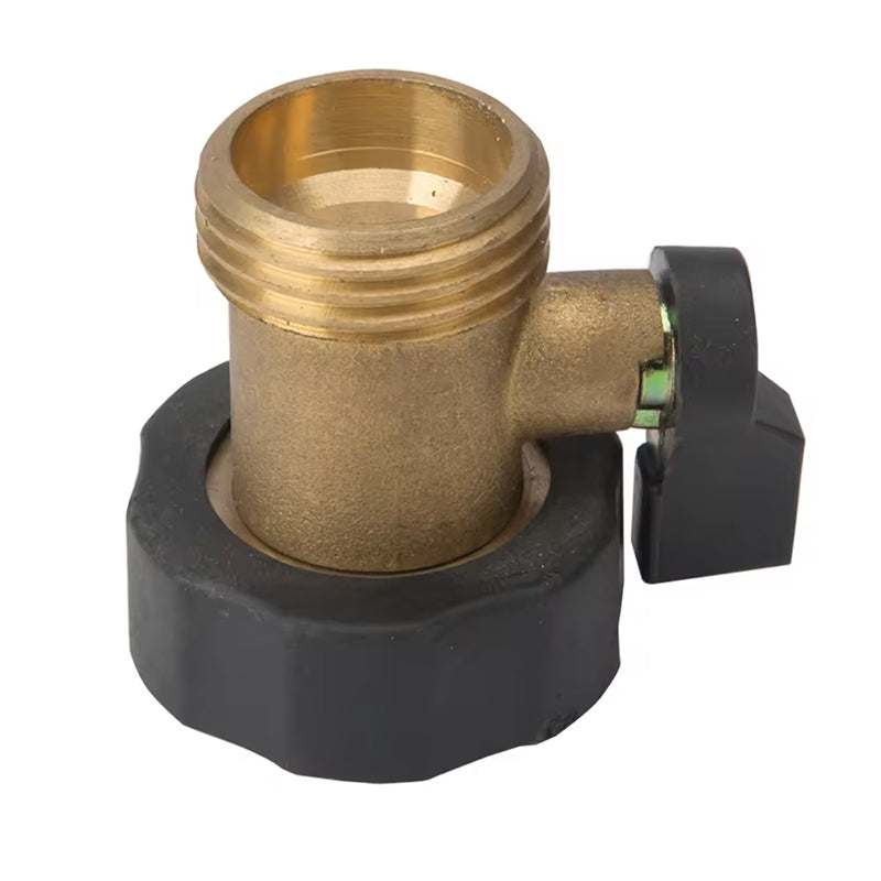 GerainGarden Brass One Way Water Hose Shut Off Valve