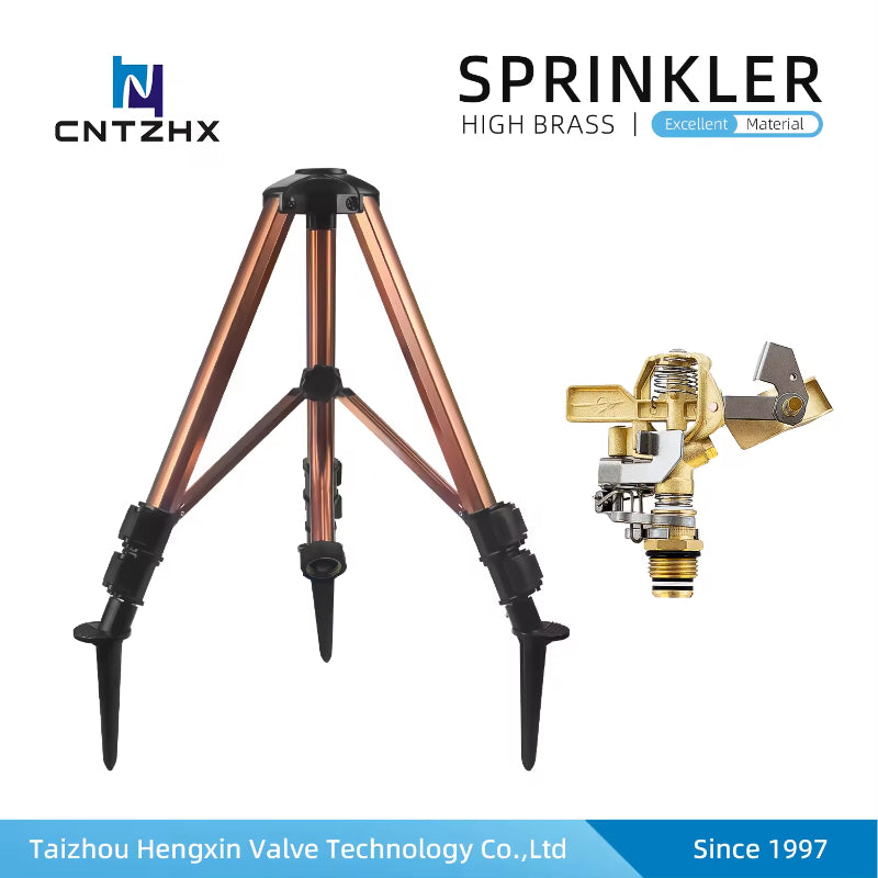 GerainGerainNew Color Matching Tripod Sprinkler, 300 Degree Large Area Coverage