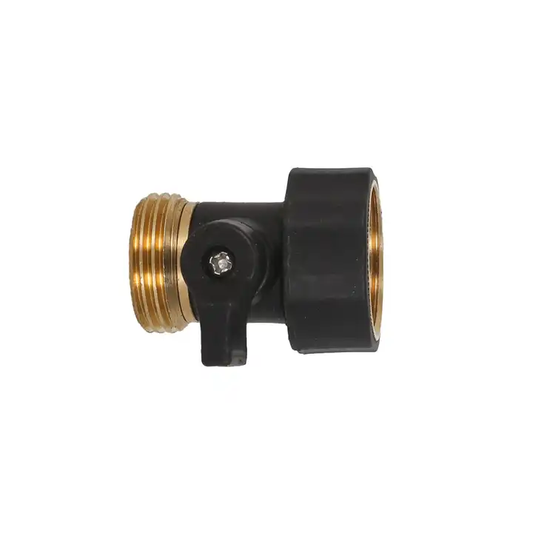 GeRain Garden Aluminum One Way Water Hose Shut Off Valve