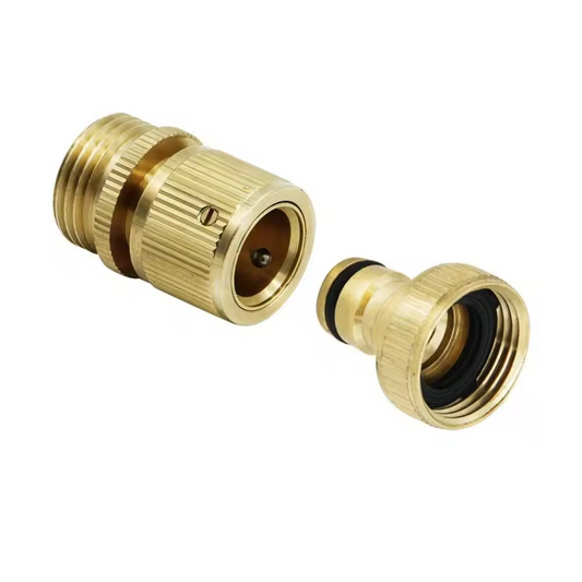 GerainFactory High Quality Pipe Fittings Brass Tap Adapter Screw Coupling Garden Hose Quick