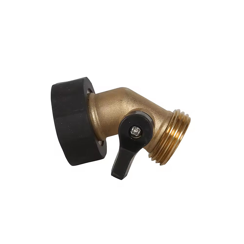 GerainGarden Irrigation Accessory Brass Water One Way Hose Shut Off Valve