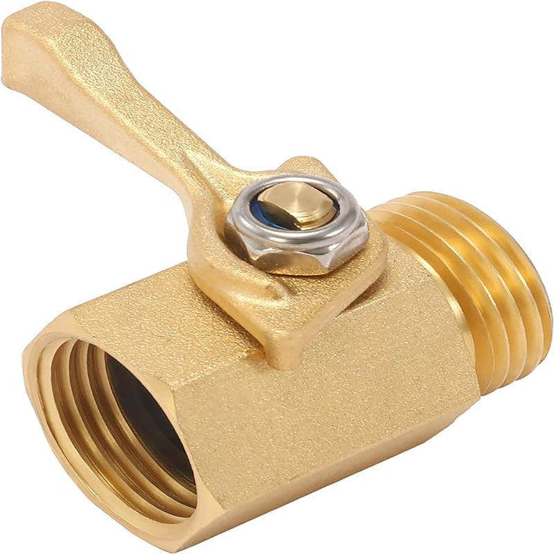 GerainIrrigation Brass Female Shut Off Hose Connector Valve