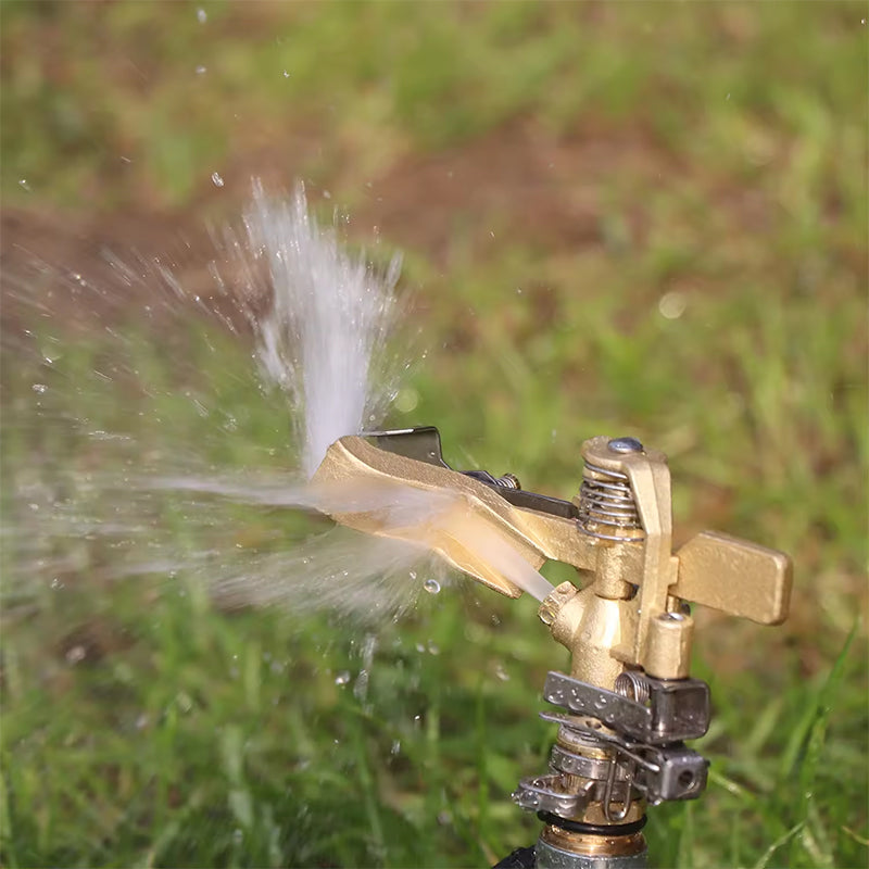 GerainFree Shipping Brass Agricultural Garden Irrigation Water Impact Sprinkler